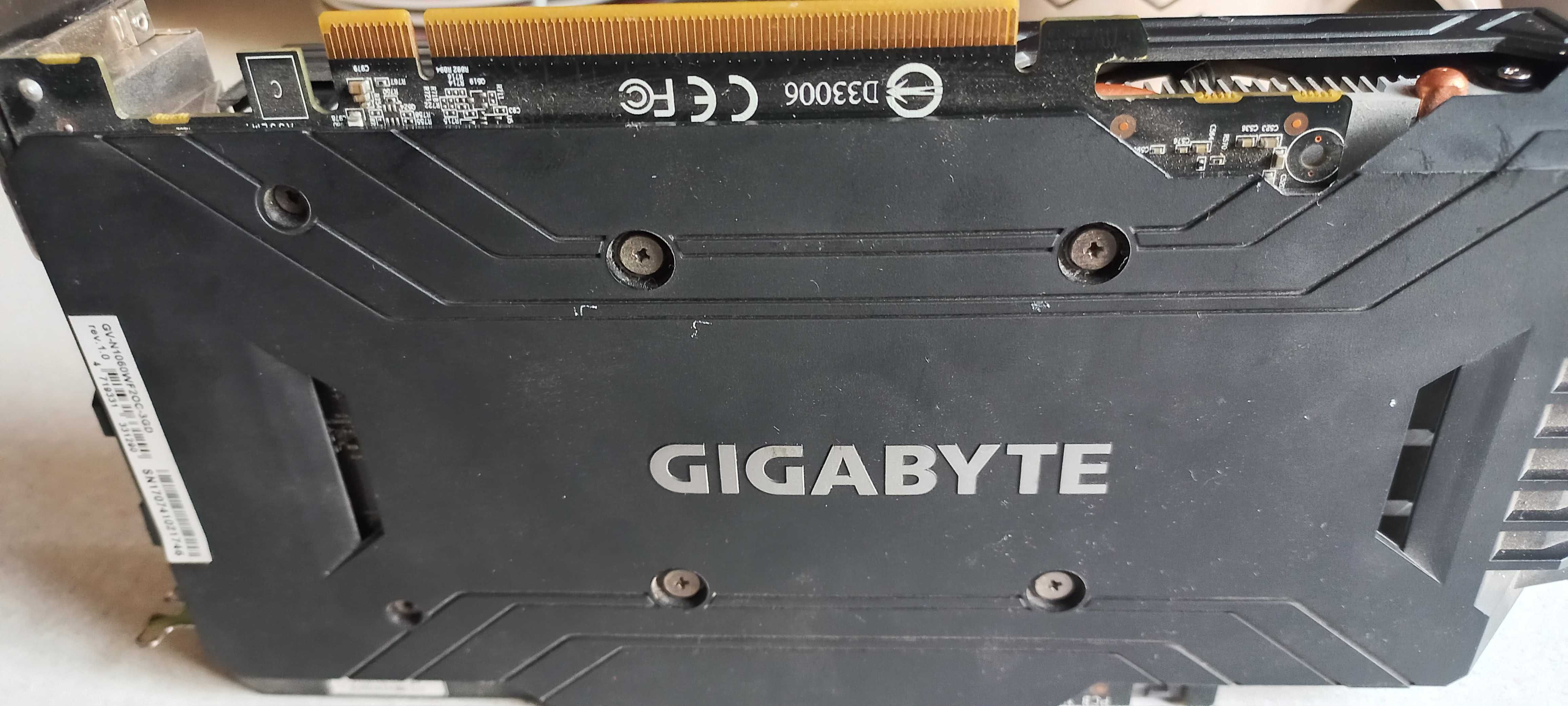 Gigabyte PCI-Ex GeForce GTX 1060 3072MB GDDR5 (192bit) Refurbished