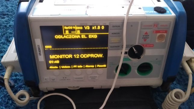 Defibrylator Zoll SPO2 12 odrowdzen Ekg karetka ambulans