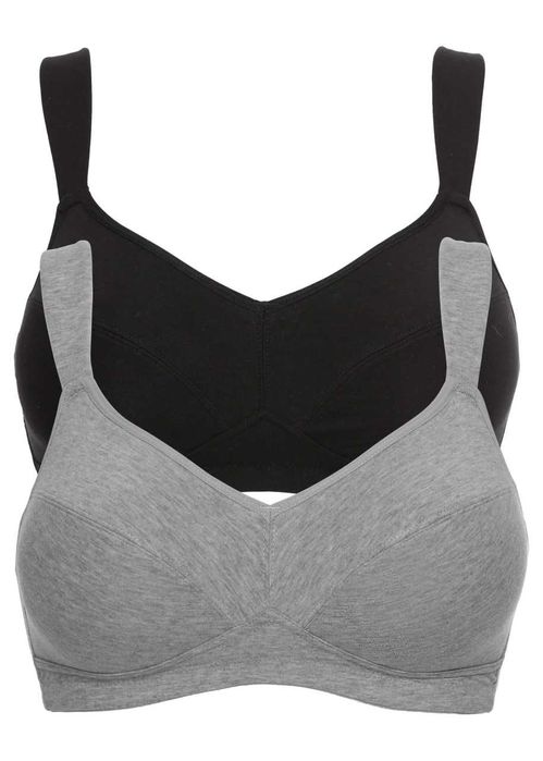 Бавовняний бюстгалтер без кісточок bonprix 115E (ціна за 2 шт)