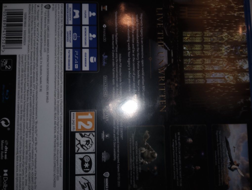 PS4 Hogwarts PlayStation 4