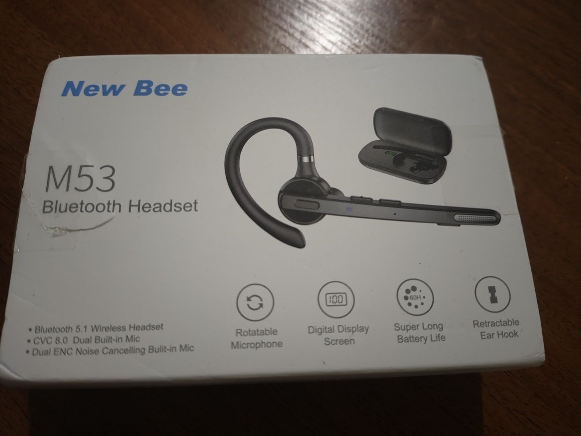 Гарнітура блютузNew Bee M53 Bluetooth 5,1