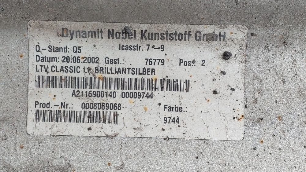 Embaladeira esquerda MERCEDES-BENZ Classe E (W211)