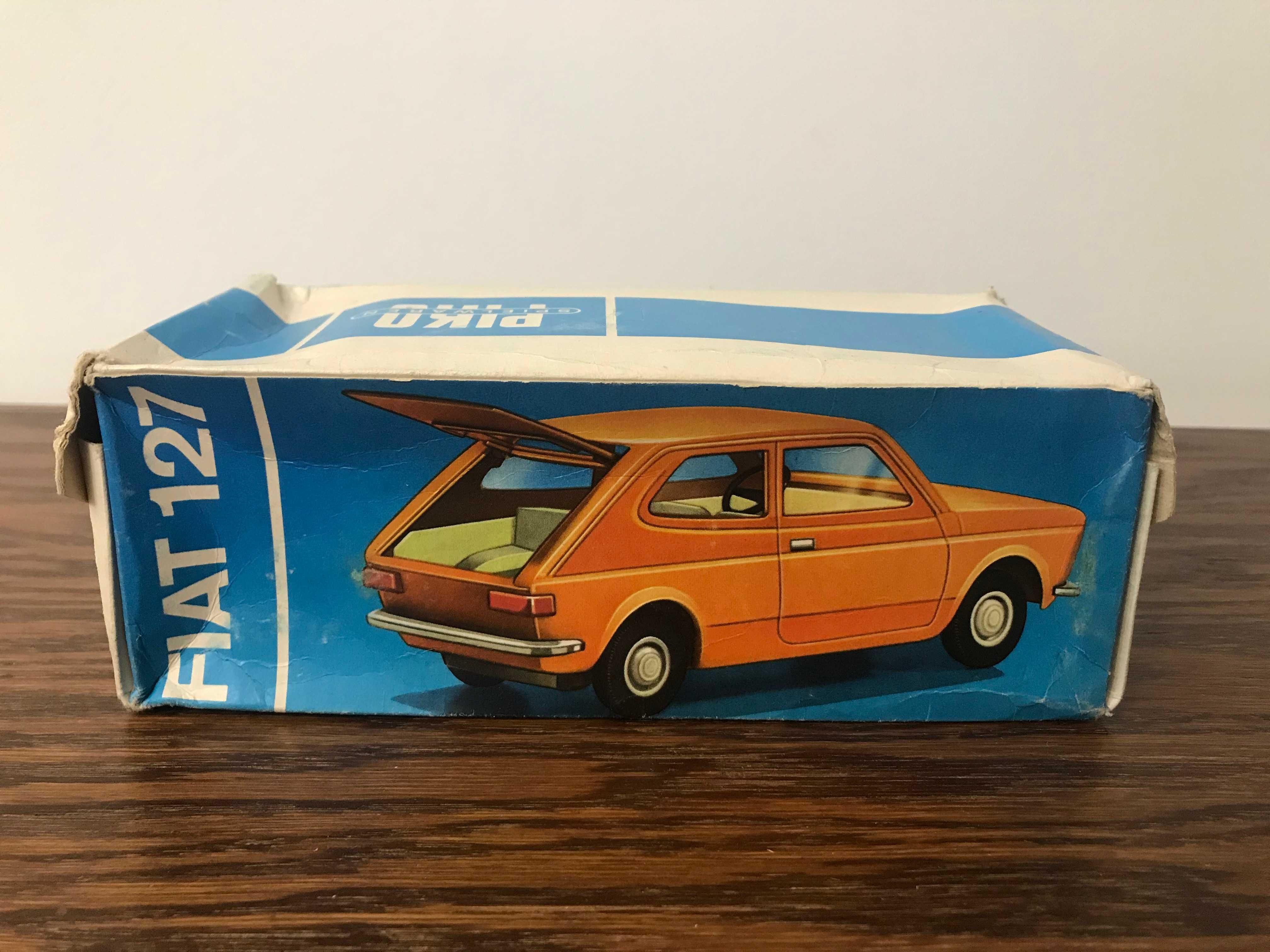 Piko Fiat 127 DDR zabawka samochód na napęd vintage PRL