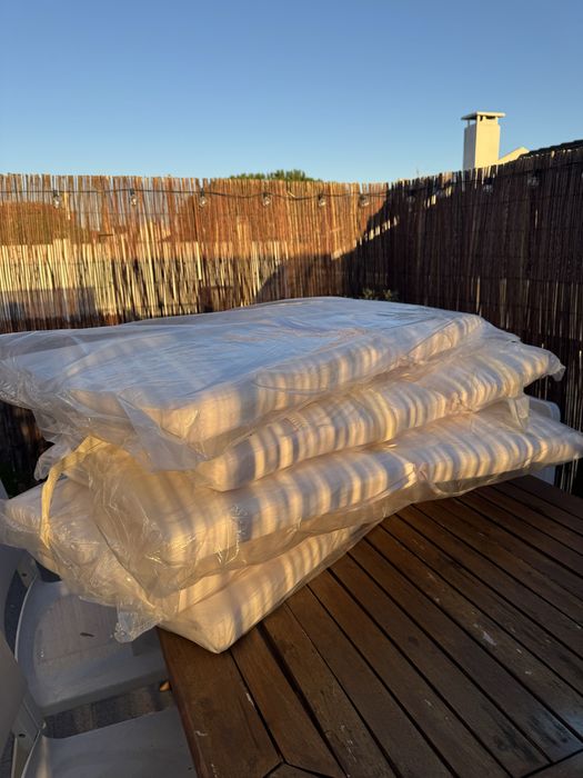 6 capas de almofadas novas