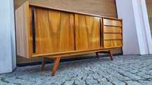 Komoda Sideboard Słupskie Fabryki Mebli lata 60 Design PRL