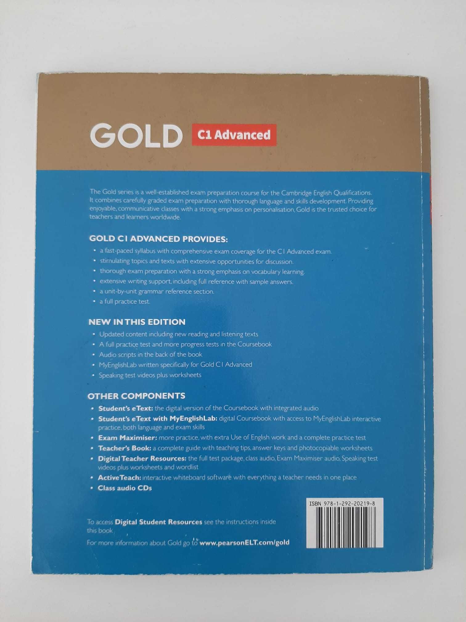Gold C1 Advanced - Pearson New Edition