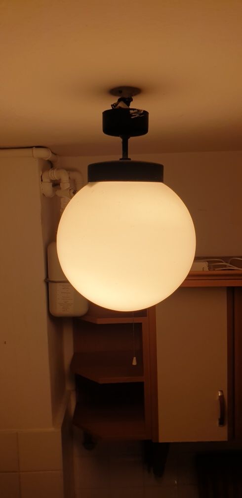 Lampa wisząca kula żyrandol