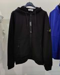 Худі STONE ISLAND 61620 Full-Zipper Hooded Sweatshirt Black SI0130-BK