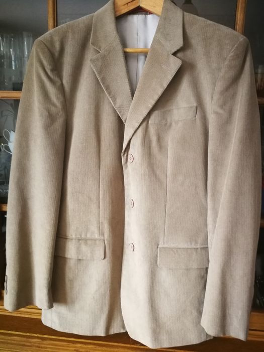 Marynarka męska sztruksowa, rozmiar 48/170