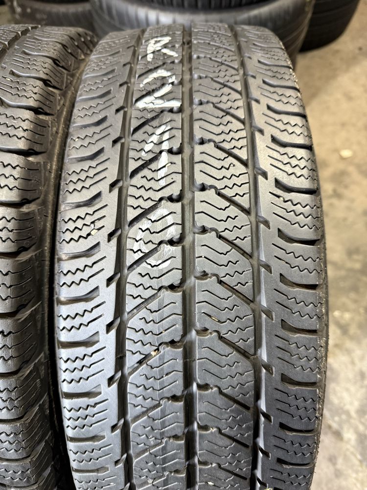 Opony zimowe wzmacniane 195/65/16C Semperit 2szt 7,8mm 2022r