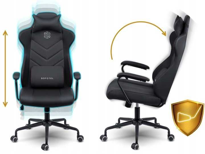 FOTEL BIUROWY Gamingowy Ergonomiczny + Poduszka