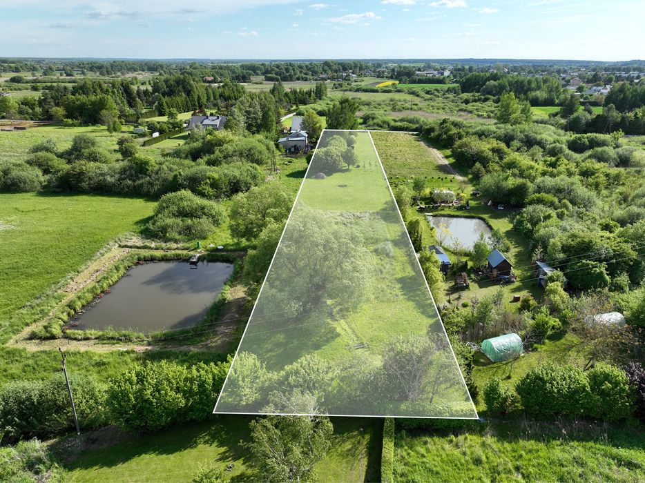 Malownicza działka z liczymi nasadzeniami Nowy Krepiec