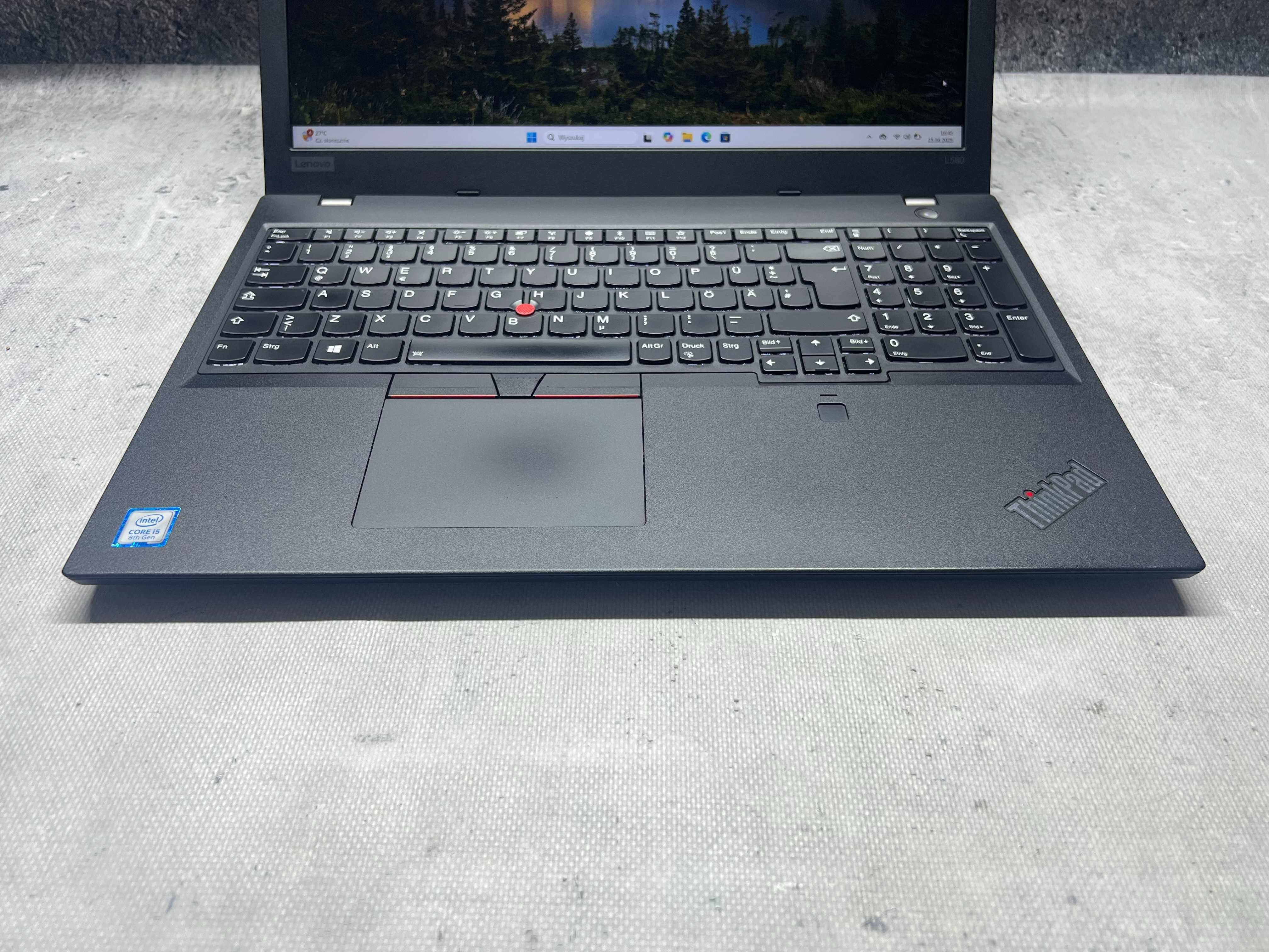 ThinkPad L580 / INTEL i5 8250 3.4GHz / 8GB DDR4 / 128GB SSD / 15.6FHD