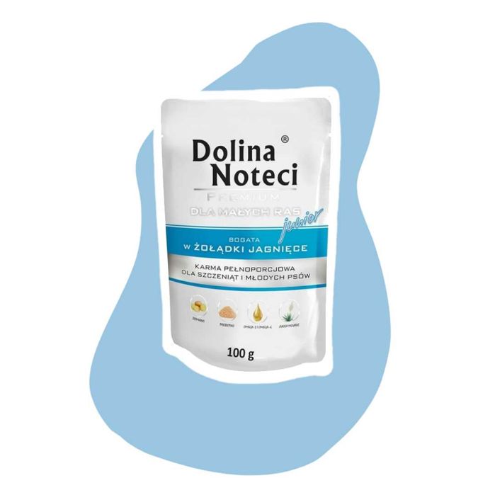Dolina Noteci Małe rasy Junior Żołądki jagnięce 10x100g
