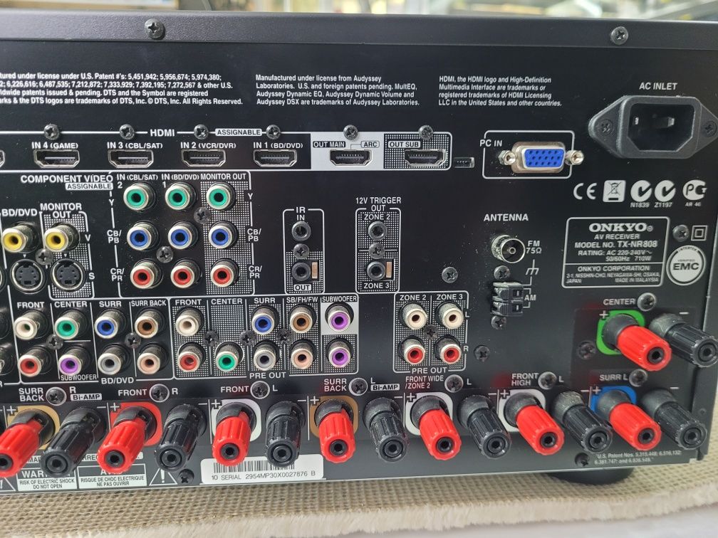Ресивер 9.2 ONKYO TX-NR808