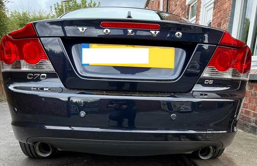 tłumik końcowy wydech VOLVO c70 II 2,0 2,4 2,5 90m