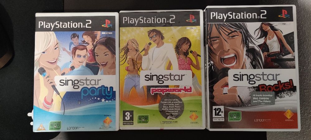 Jogos Singstar Playstation 2