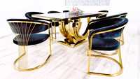 Jadalnia Glamour Stół NEXT + 8 krzeseł Euphoria