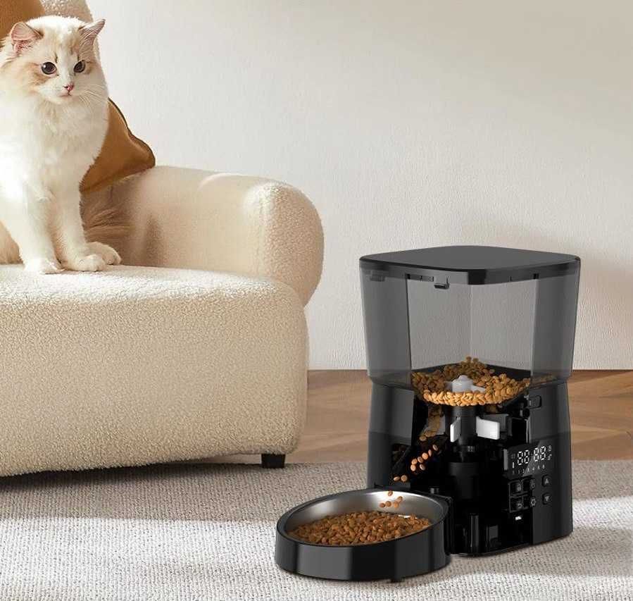 Автоматическая кормушка для котов и маленьких собак Rojeco