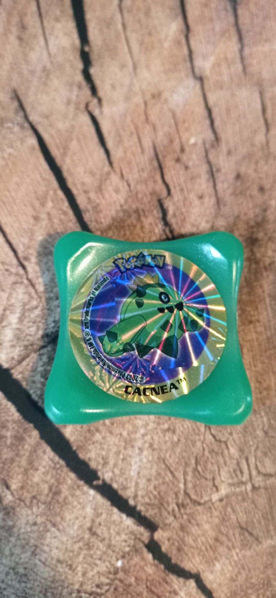 Laser Waps Panini Nintendo Pokemon Cacnea 2003 r.