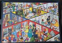 Puzzle 1000 That's Life Gallery Edition Piet Mondriaan Goliath komplet