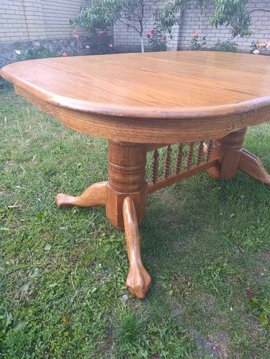 дубова столова вітрина углова вітрина стіл 4 стільця