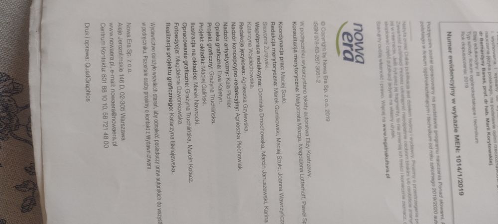 Ponad słowami 1, podręcznik