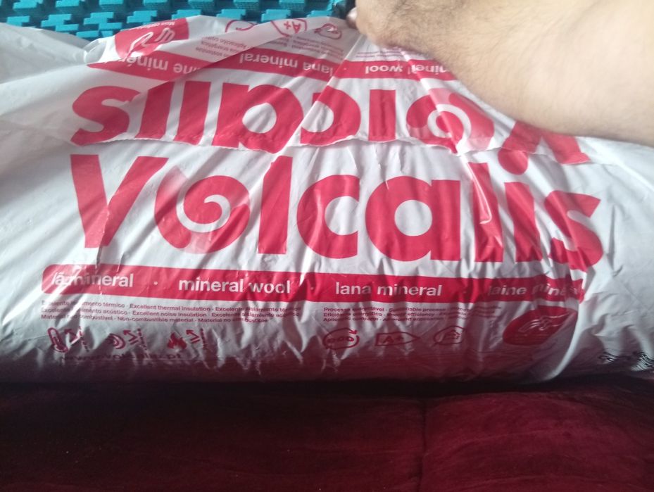 Placas isolamento lã Mineral 50mm