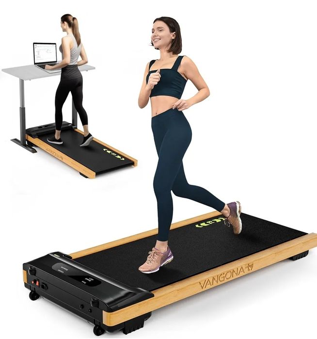 Bieżnia drewniana VANGONA, bieżnia elektryczna 2,5 KM,