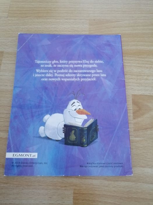 Zestaw Kraina Lodu Frozen książka zadania figurki metalowa puszka