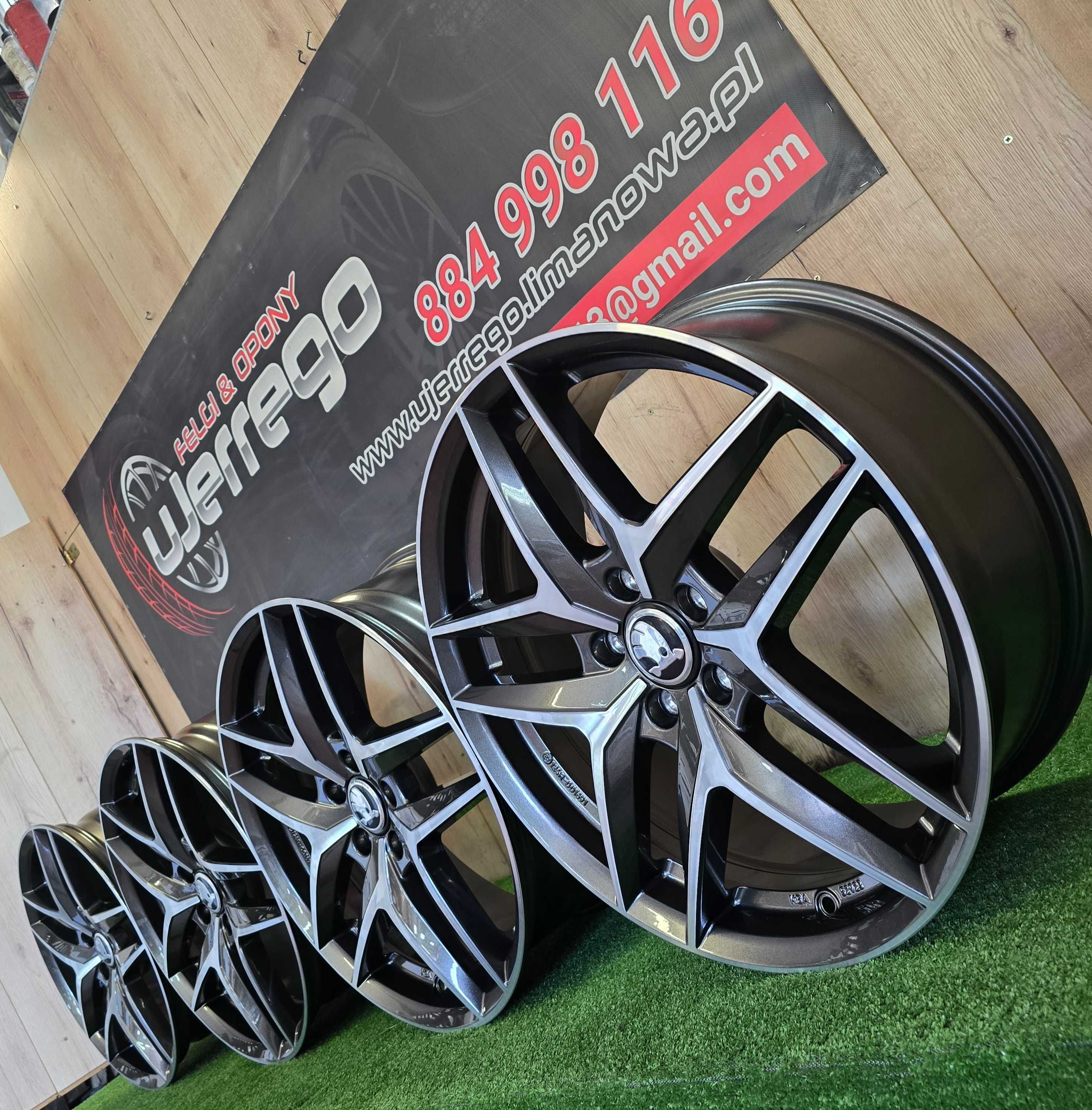 NOWE ALUFELGI SKODA 19x5x112 - Elroq,Enyaq iV,Karoq,Kodiaq (ET32 o 43)