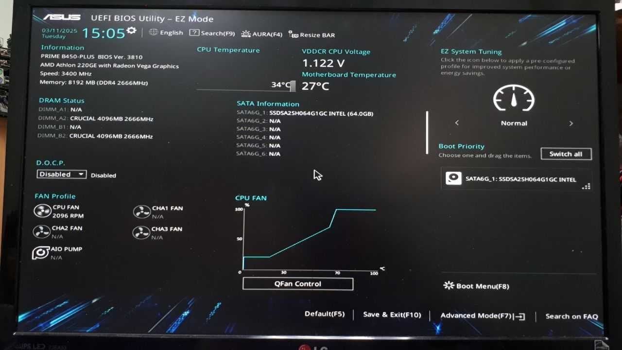 Материнська плата Asus Prime B450-PLUS