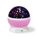 Projektor gwiazd LED 2w1 lampka nocna USB obrotowa