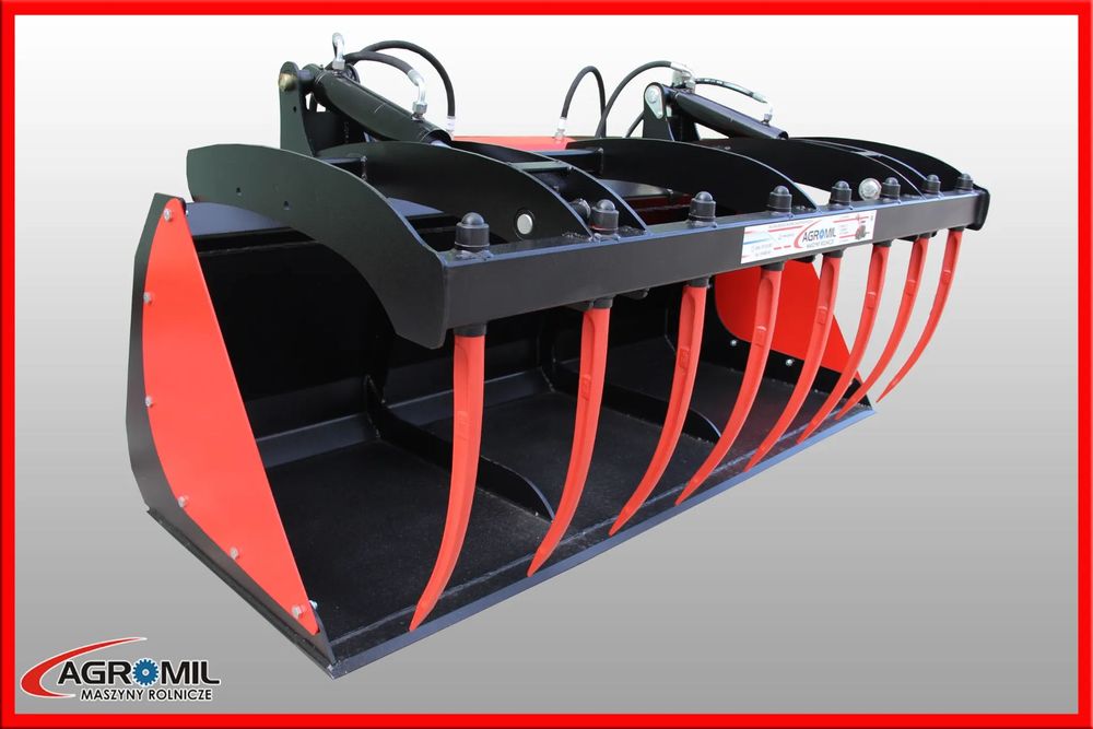 Łyżko-krokodyl szufla ładowacz czołowy Agro-Mil euroramka 1,4m