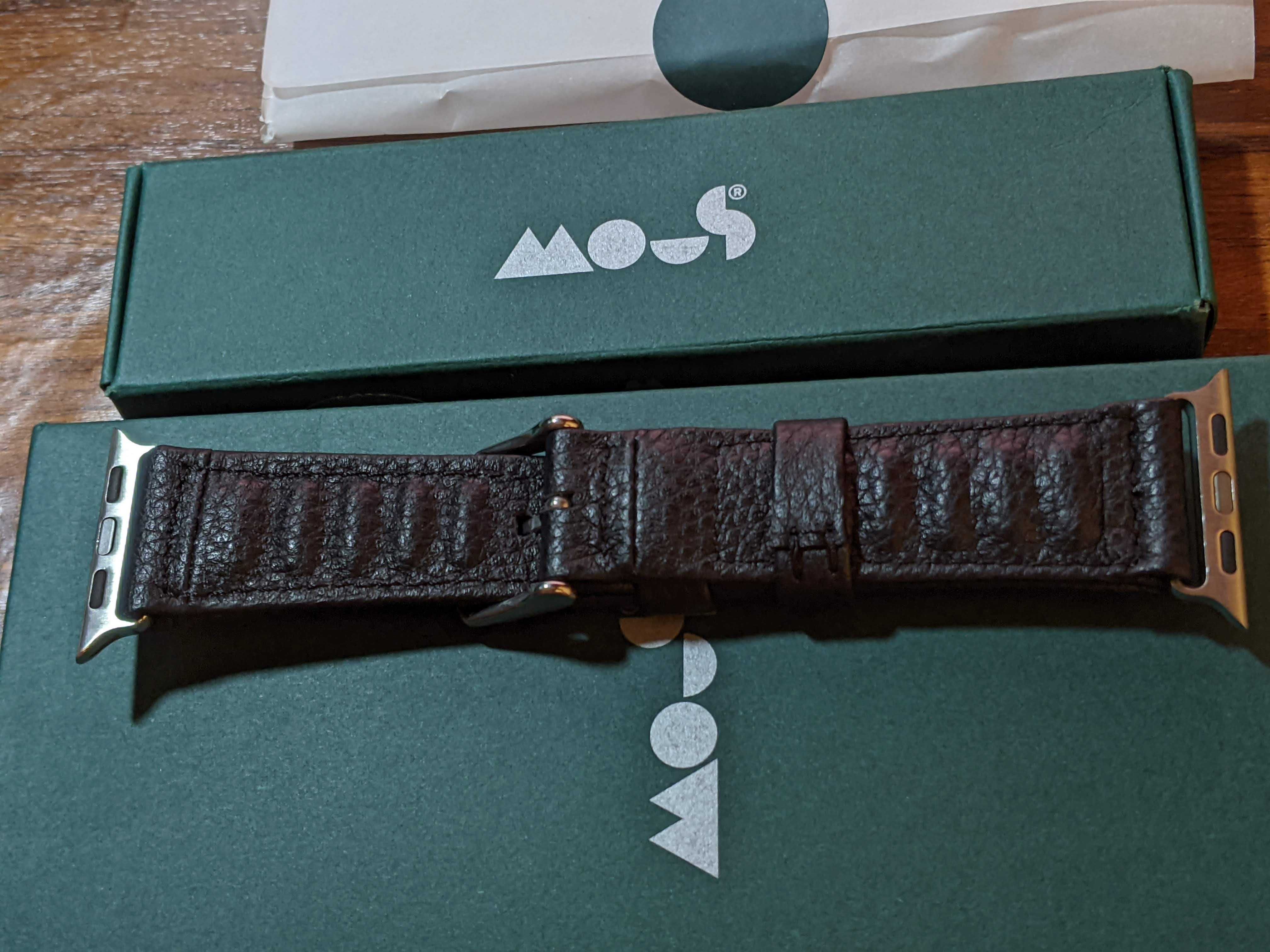 Кожаный ремешок Mous для Apple Watch, size: 38-41mm