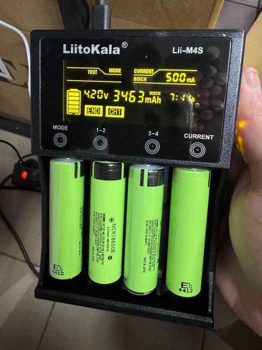 Аккумулятор Panasonic NCR18650B реальные 3400mAh - выпуклый плюс