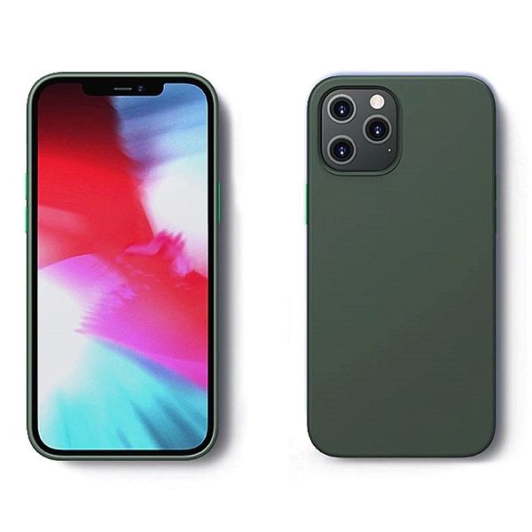 Joyroom Color Series ochronne etui do iPhone 12 Pro Max zielony (JR-BP