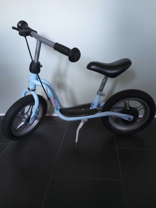 Rowerek biegowy PUKY z hamulcem, nóżką i pompowanymi kołami