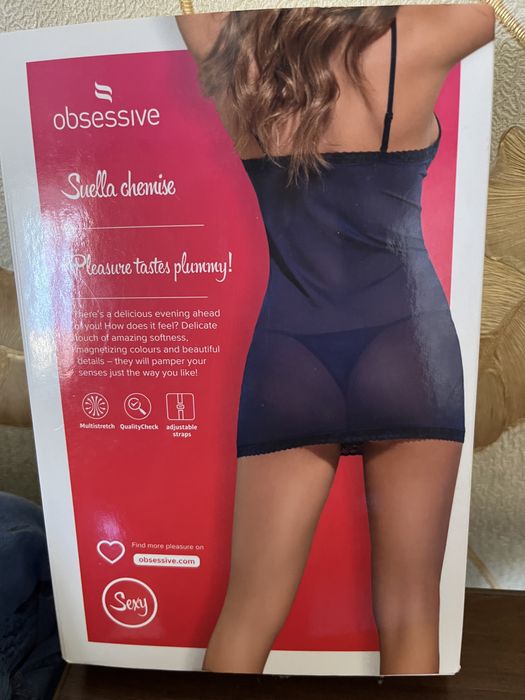 Пеньюар з трусиками, білизна Obsessive