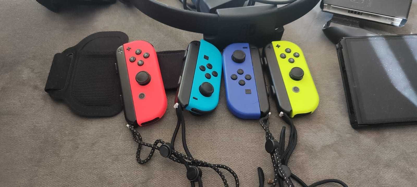 Nintendo Switch + Ring fit oraz gry.