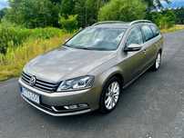 Volkswagen Passat Volkwagen Passat B7 Highline 2,0 TDI 177KM, polski salon, 2013r.