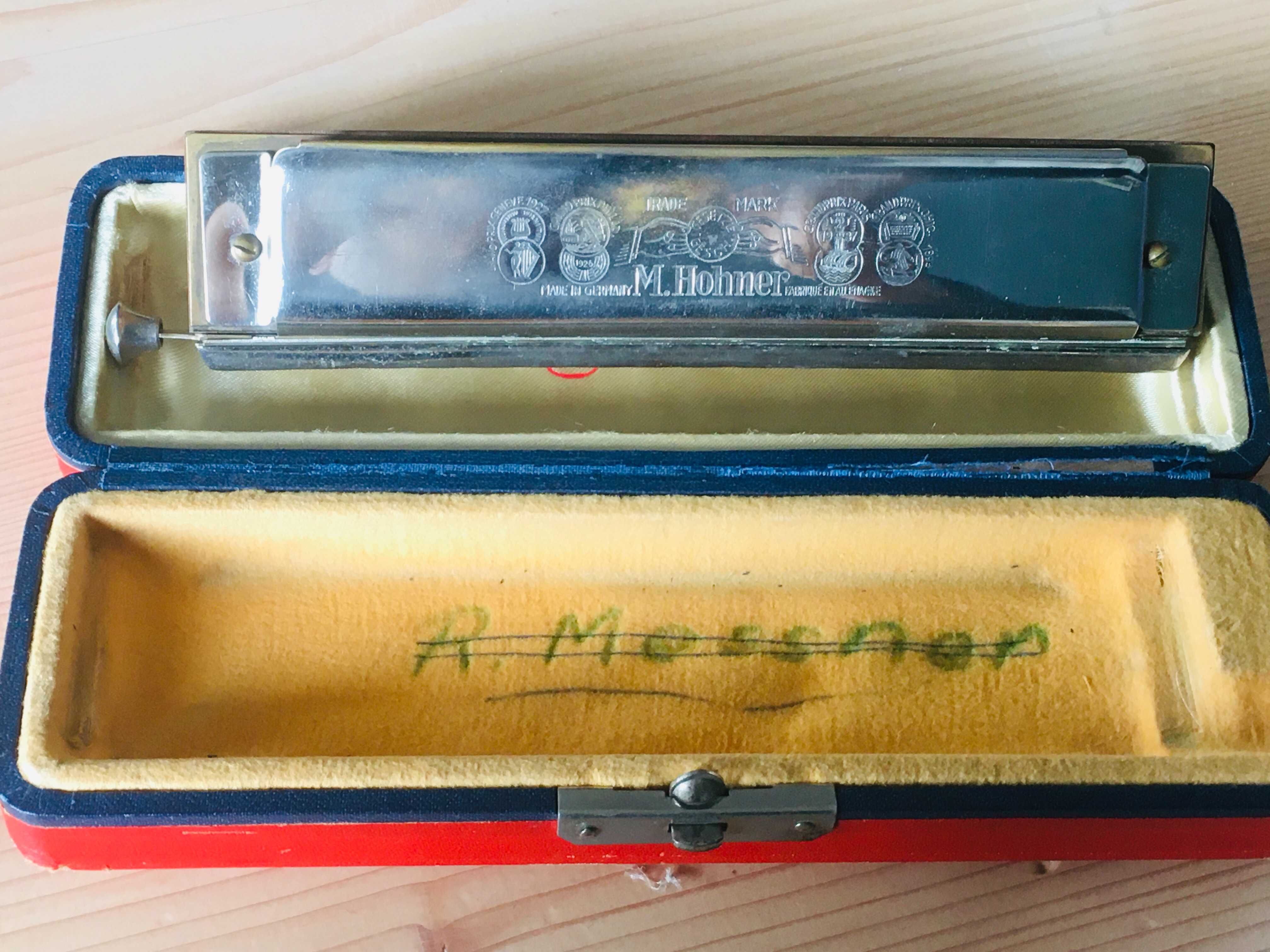 harmonijka ustna HOHNER Chromonika III stara ok 1950 roku