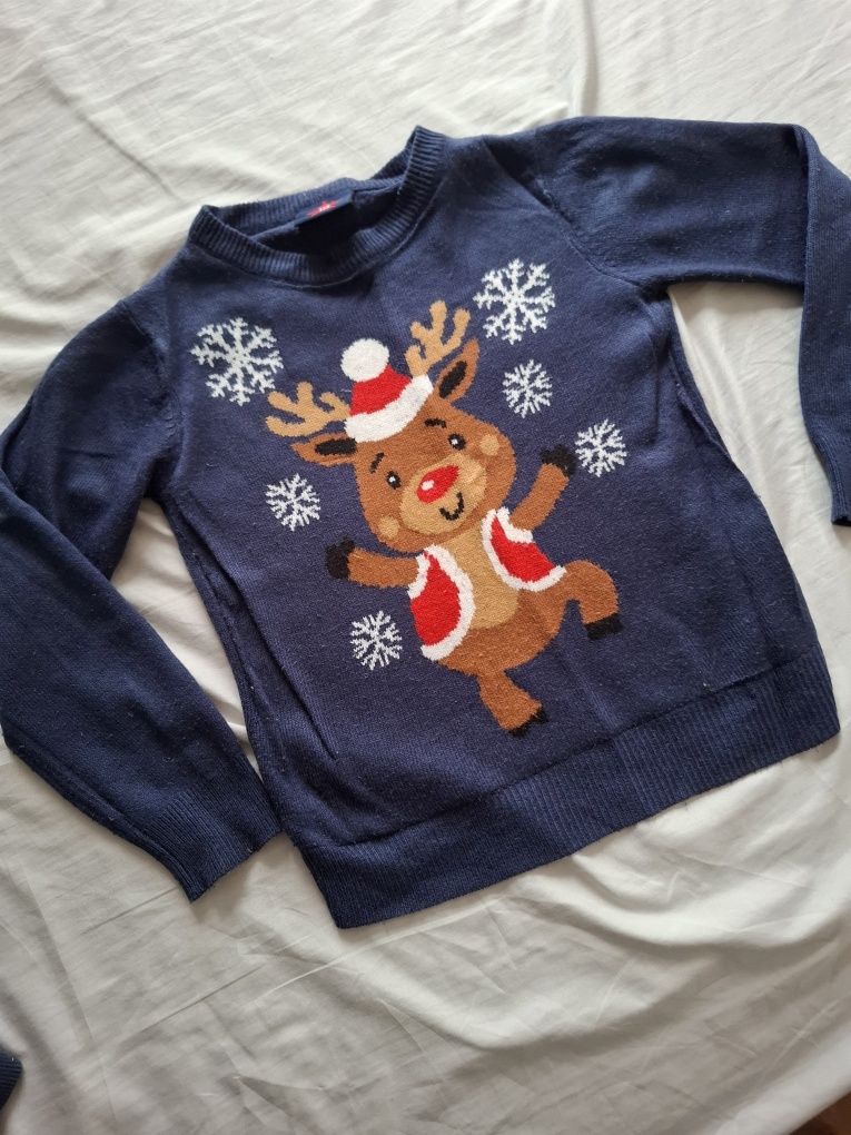 Sweter świąteczny , święta 116 renifer
