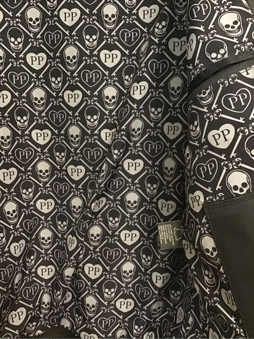 Мужская кожаная куртка в стиле Philipp Plein.Турция.