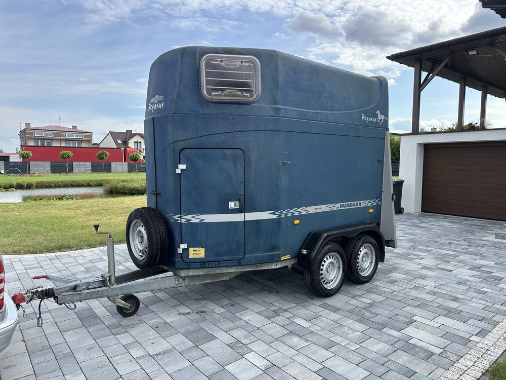 Przyczepa do przewozu 2 koni kat B dmc 1400 kg