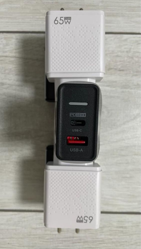 Блок зарядки швидка зарядка кабель на телефон айфон iPhone 65W 7A