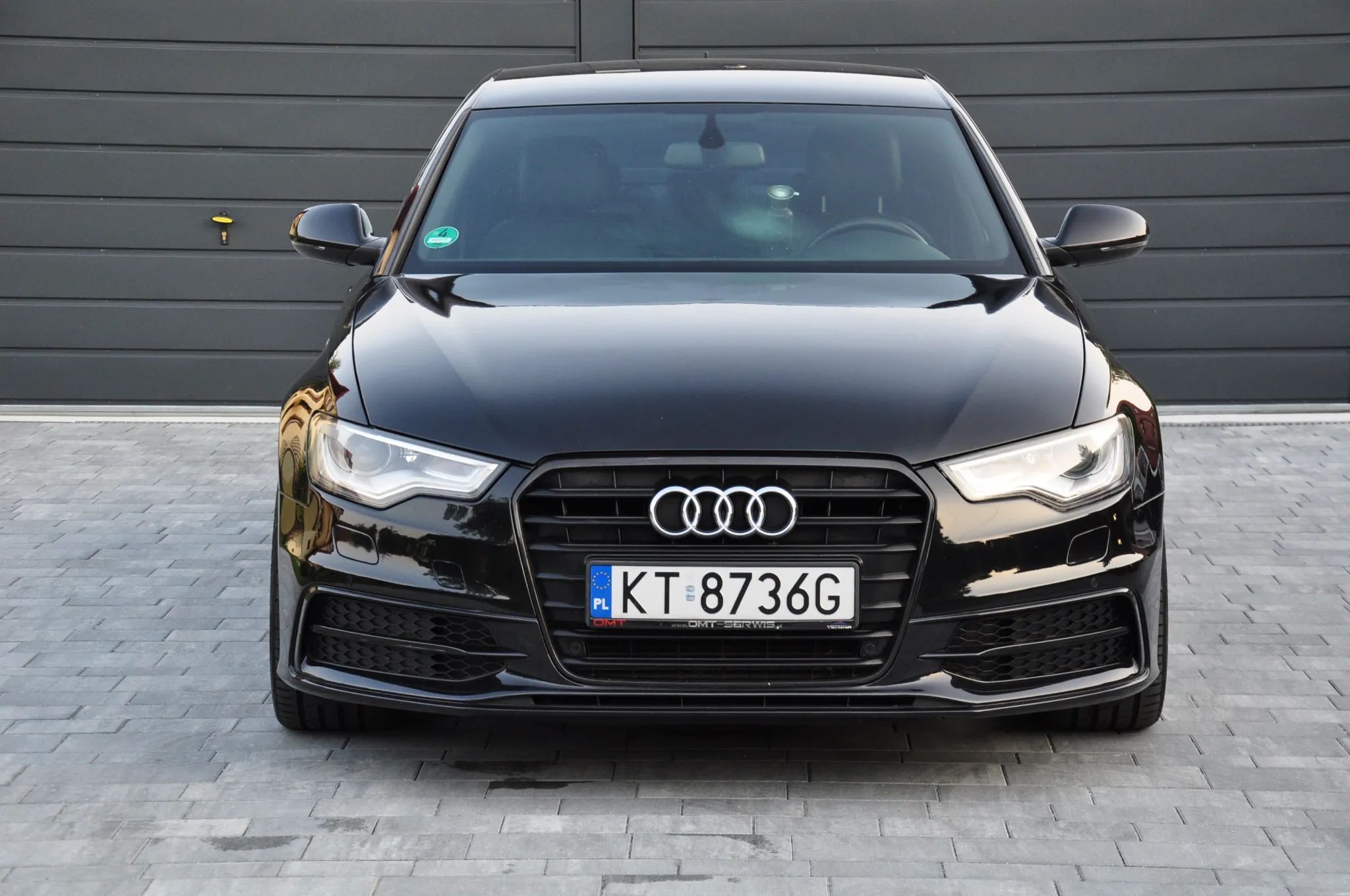 Audi A6 3.0 TDI 3x S-line, sedan, 20 cali, półskory, xenon, nowe opony PRYWATN