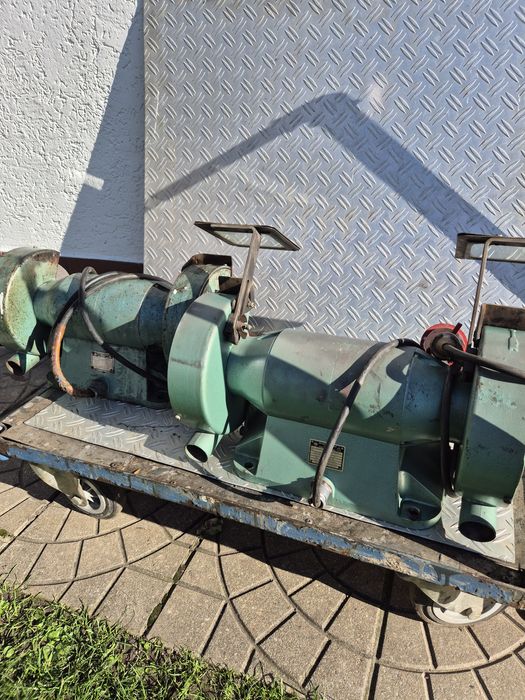 Szlifierka stacjonarna na dwa kamienie Galvanotechnik 900 Watt okazja!