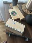 przeszkody fingerboard box grind bench double box