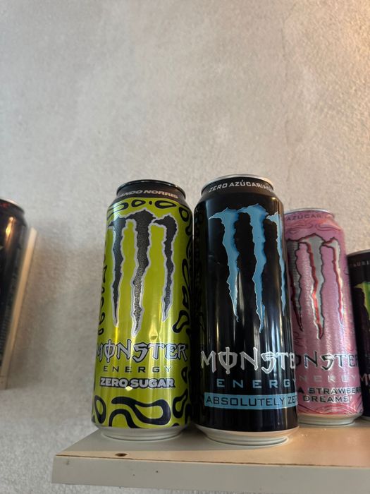 Latas da monster energy  para coleçao